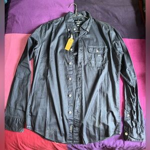 American Eagle Navy Men’s Small Button Down